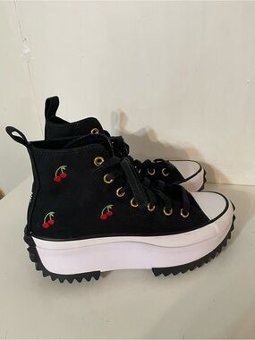 Converse Platform High Tops with Cherries